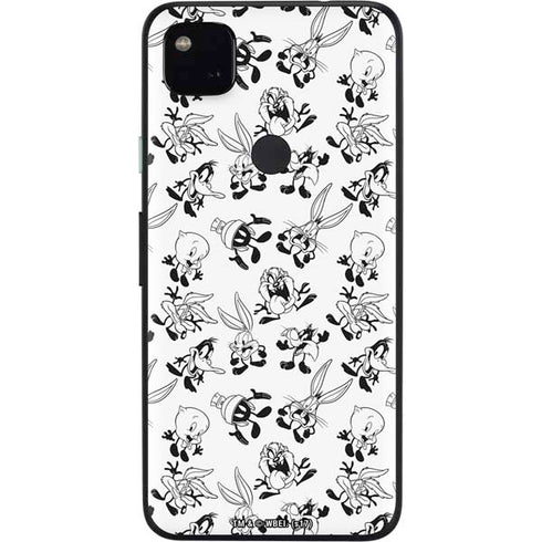 Looney Tunes Big Head Pattern Google Pixel 4a Skin